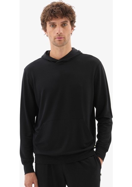 Erkek Sweatshirt 40823 - Siyah