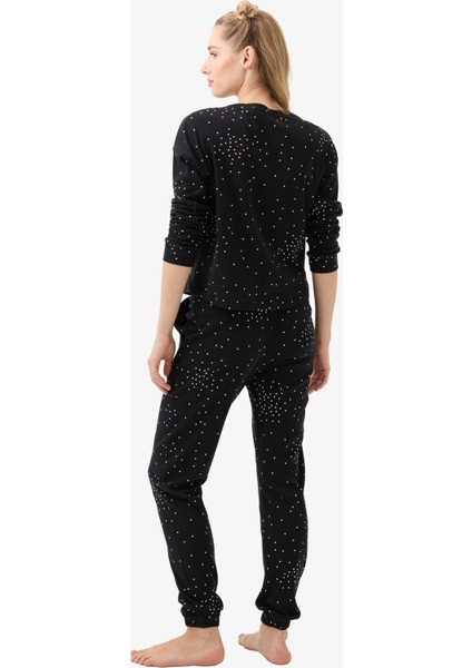 Kadın Pijama Takımı 51945 - Baskılı modelleri