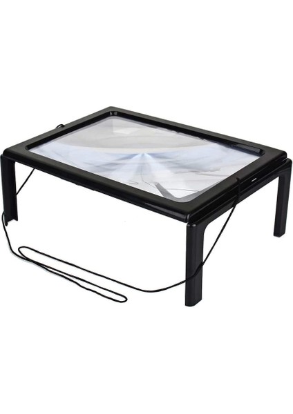 -Yaşlılar Için A4 Boyutu Masa Tipi Işıklı Okuma Büyüteç TH-275205B modelleri