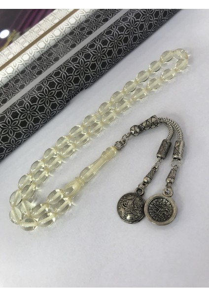 Sarı Renk Toz Kehribar Tesbih ST20250008 fiyatları