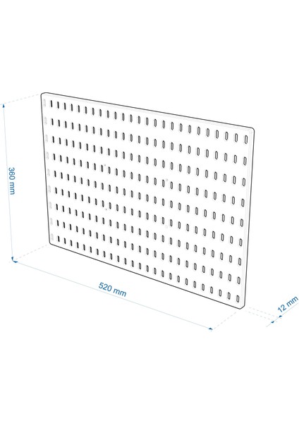 Çok Amaçlı Organizatör Pano ( 52 x 36 Cm) Yapışkanlı - Beyaz