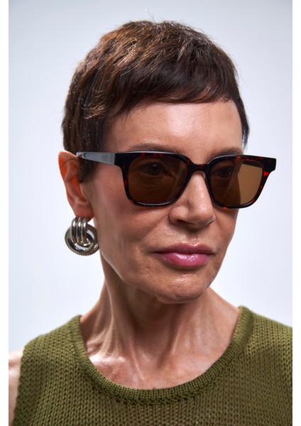 Elvin Leopard Brown Güneş Gözlüğü modelleri