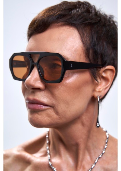 Kaitlyn Black Brown Güneş Gözlüğü fırsatları