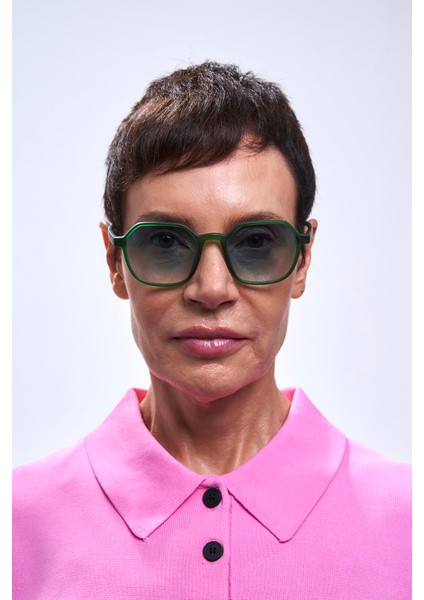 Sezar Matt Green Blue Degrade Güneş Gözlüğü fiyatları