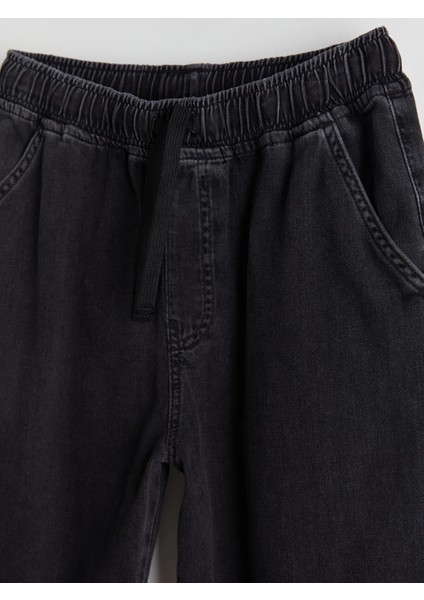 Lcw Kids Antrasit Beli Lastikli Erkek Çocuk Jean Pantolon modelleri