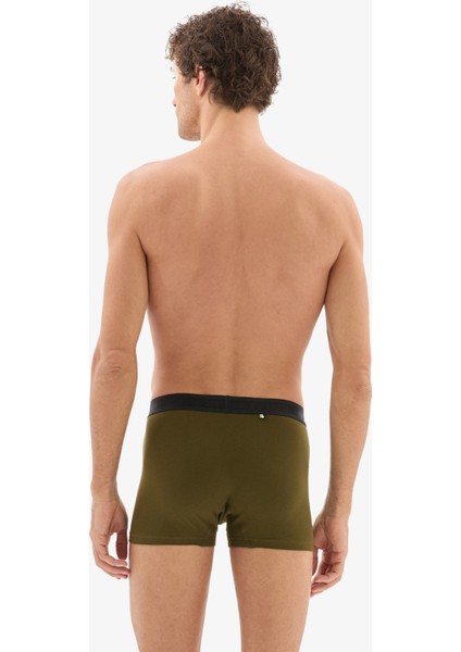 Erkek Pamuk Elastan Boxer 40863 - Yeşil fiyatları