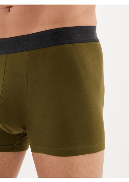 Erkek Pamuk Elastan Boxer 40863 - Yeşil modelleri