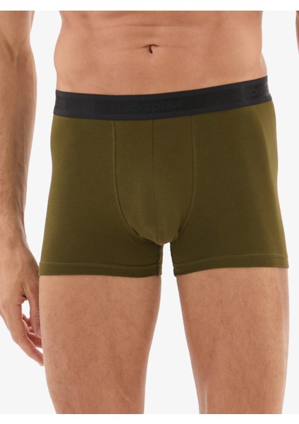 Erkek Pamuk Elastan Boxer 40863 - Yeşil fırsatları
