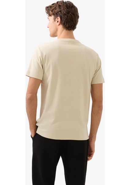Erkek T-Shirt 40818 - Krem fiyatları