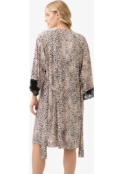 Kadın Sabahlık 51914 - Baskılı modelleri