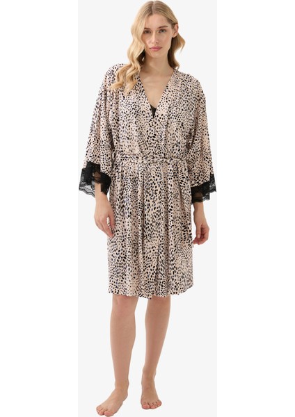 Kadın Sabahlık 51914 - Baskılı indirimleri