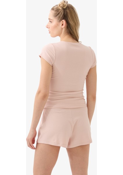 Kadın Şort 51922 - Pudra fırsatları