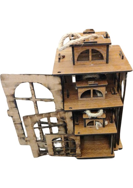 Dekoratif Mdf Kandil Fener Seti: Evinize Işık ve Sıcaklık Katın - 3 Boy Takım