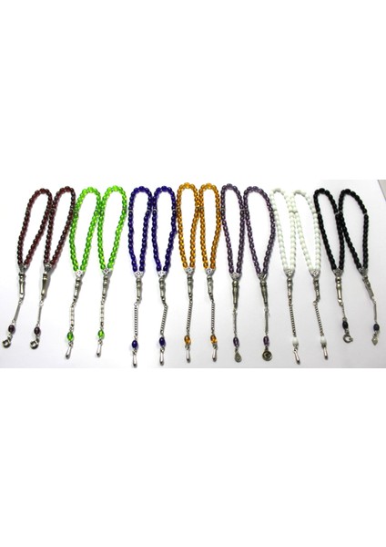 Oniks Taşı Karışık Renkler 14’lü Cam Tesbih Seti - Hediyelik Aksesuar & Bujiteri fiyatları