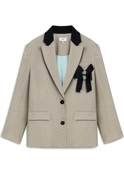 Fiyonk Aplikeli Blazer TW6250106011030 indirimleri