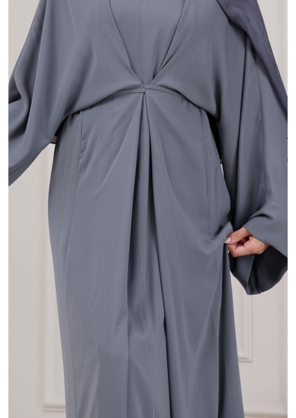 Bağlamalı Maria Elbise-Gri indirimleri