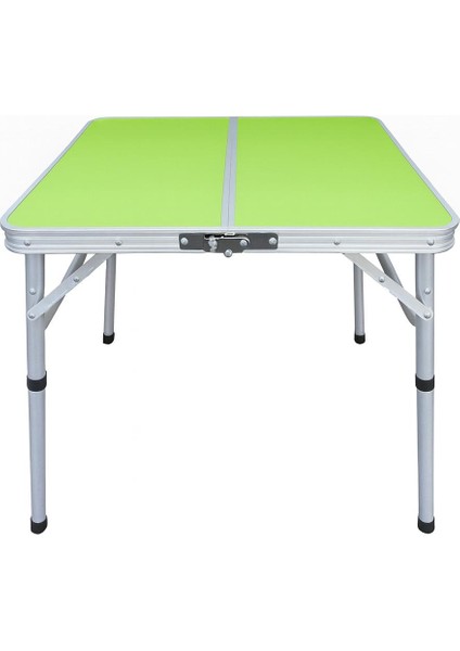 Export, Katlanabilir, Kamp Masası, Alüminyum, 60X60 Ölçü, Piknik Masası, Yeşil Renk fırsatları