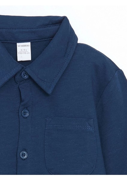 Lcw Kids Indigo Basic Erkek Çocuk Gömlek ve Pantolon 2'li modelleri