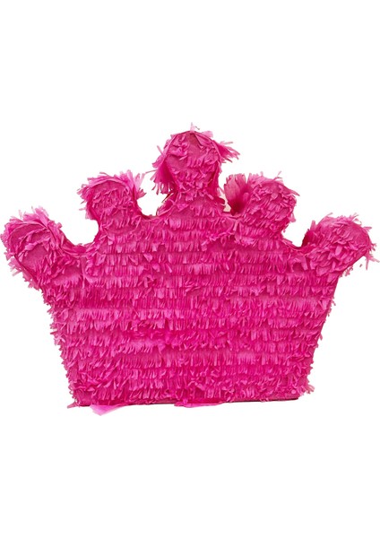 Kral / Kraliçe Taç Şekilli Pinyata Pembe 50X10X38CM