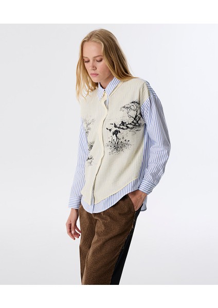 Çift Parça Görünümlü Gömlek TW6250025063023 modelleri