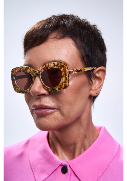 Turac Multicolor Brown Güneş Gözlüğü fiyatları