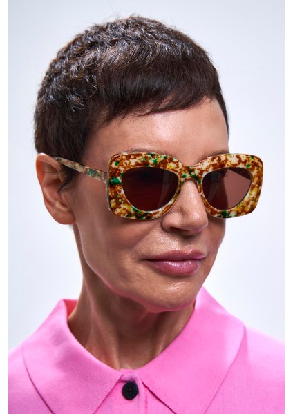 Turac Multicolor Brown Güneş Gözlüğü modelleri