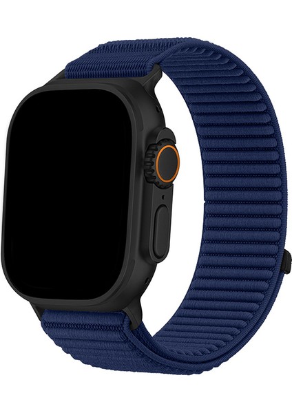 Apple Watch 10 46MM 6 7 8 Se Ultra Uyumlu 42 44 45 49MM Bakla Desen Hasır Kumaş Kordon Kayış