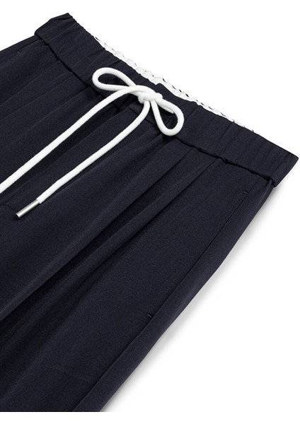 Kontrast Kordonlu Pantolon TW6250003129015 indirimleri