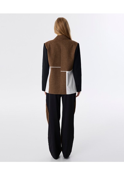 Kumaş Mıx Oversıze Blazer TW6250106012074 fırsatları