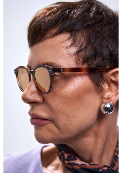 Nova Vintage Leopard Gold Mirror Güneş Gözlüğü fiyatları