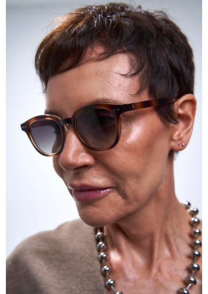 Nova Vintage Leopard Blue Güneş Gözlüğü modelleri