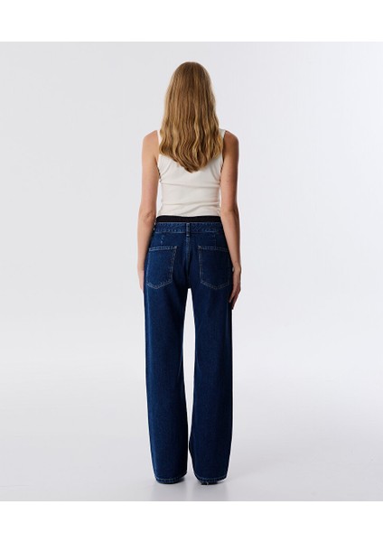 Baggy Fit Jean Pantolon TW6250018021629 fırsatları