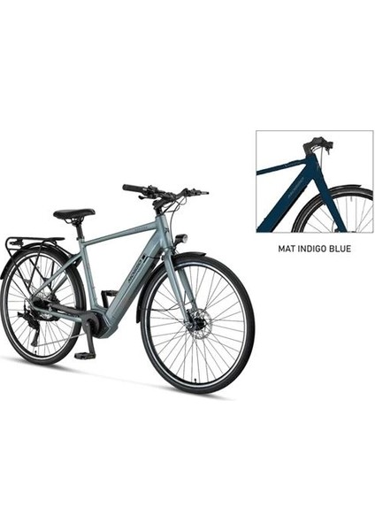 Horızon Elektrikli Şehir Bisiklet 500H Hyd 28 Jant 9 Vites Indıgo Blue