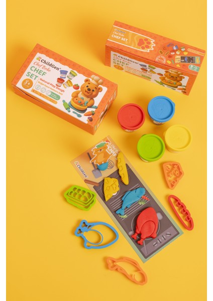 Doğal Oyun Hamuru Sevimli Patiler - Chef Set fırsatları