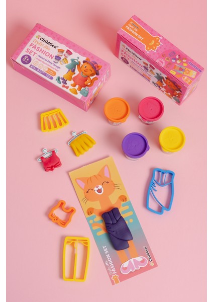 Doğal Oyun Hamuru Sevimli Patiler - Fashion Set fırsatları