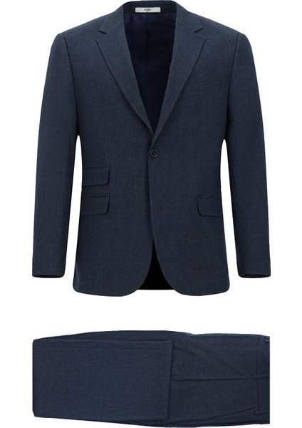 Klasik Desenli Takım Elbise