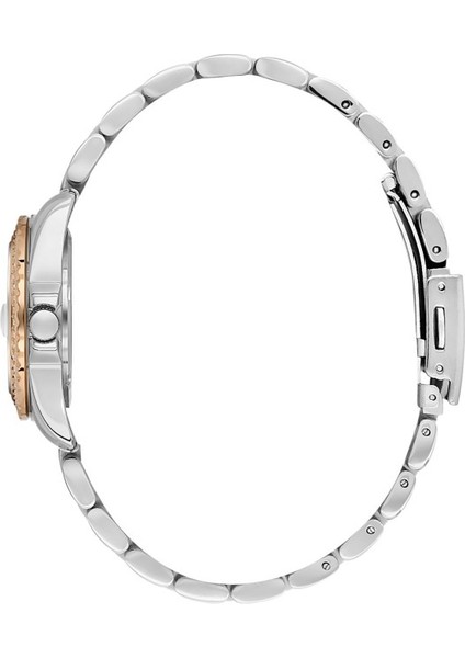 DK.6.14134-6 Bombeli Takvim Taşlı Tasarım 3 Atm Suya Dayanıklı Metalik-Rosegold Kadın Kol Saati fiyatları