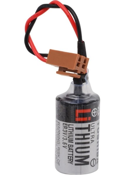 ER3V 3.6V 1/2AA Size Lithium Pil - Kahverengi Soket (491491)