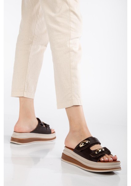 Çift Bantlı Detay Terlik modelleri