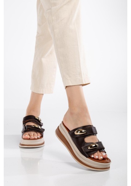 Çift Bantlı Detay Terlik fırsatları