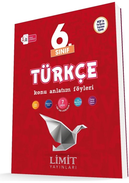 Limit 2026 6. Sınıf Türkçe Konu Anlatım Föyleri Güncel Müfredat