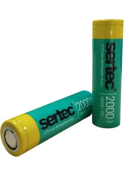 18650 3.7V 2000 Mah 1c Li-Ion Şarjlı Pil (491491) fiyatları