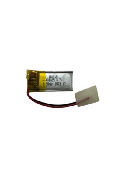 401025 3.7V 90 Mah Li-Polymer Pil DEVRELI/1.5A (491491)