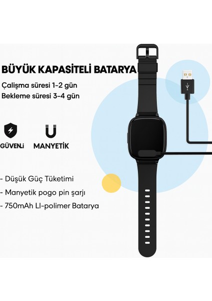 Akıllı Saat 2mp Kamera Gps Takibi Koldan Çıkarma Sensörü Suya Dayanıklı Sos Butonu Görüntülü Arama fırsatları
