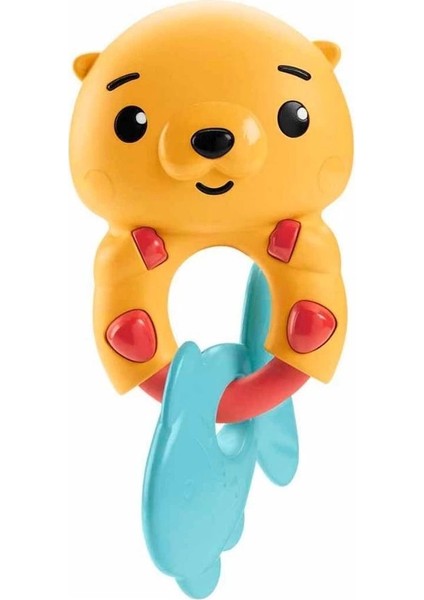Fisher Price Eğlenceli Dostlar Çıngıraklı Dişlik - Su Samuru HJW11-HKD69