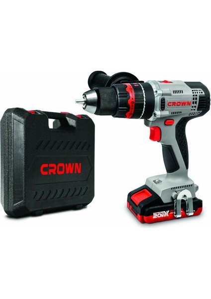 Crown Akülü Darbeli Matkap 20V-2AH CT21075HMX-2 Bmc
