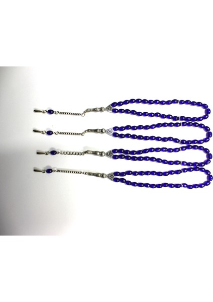 Oniks Taşı 4’lü Cam Tesbih Seti - Hediyelik Aksesuar & Bujiteri & Lacivert fiyatları