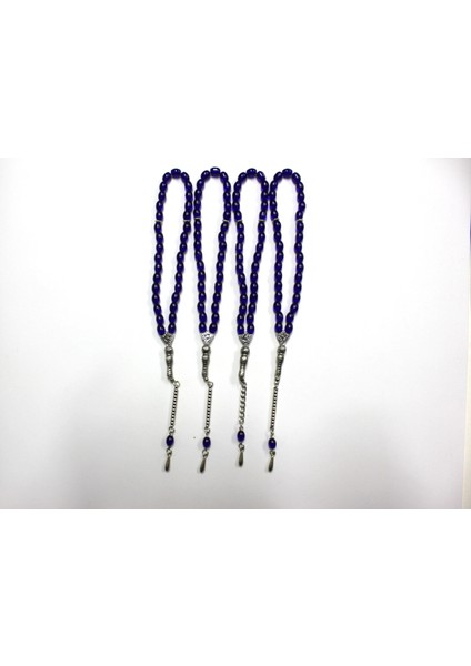 Oniks Taşı 4’lü Cam Tesbih Seti - Hediyelik Aksesuar & Bujiteri & Lacivert indirimleri