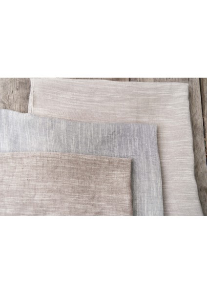 Peony Çizgi Detay Kahve Keten Fular indirimleri