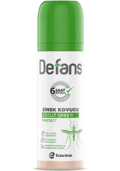 Defans Protect Sinek Kovucu Vücut Spreyi 100 ml